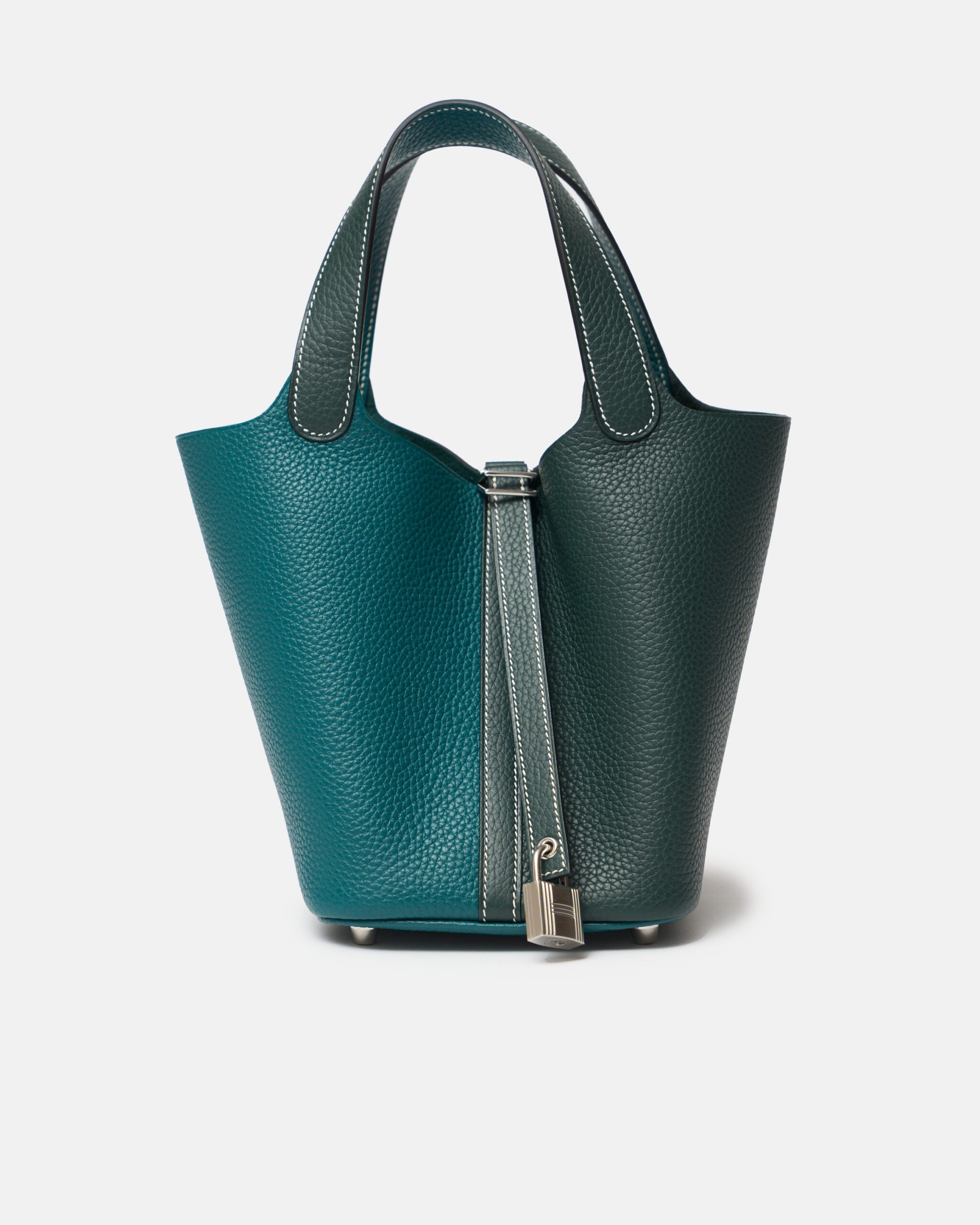 Hermès Picotin 18 Vert Cypress/Vert Bosphore Clemence PHW