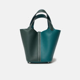 Hermès Mini Picotin 18 Vert Cypress/Vert Bosphore PHW