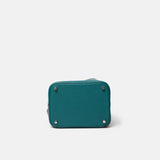 Hermès Mini Picotin 18 Vert Cypress/Vert Bosphore PHW