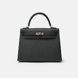 Hermès Kelly 25 Black Epsom PHW