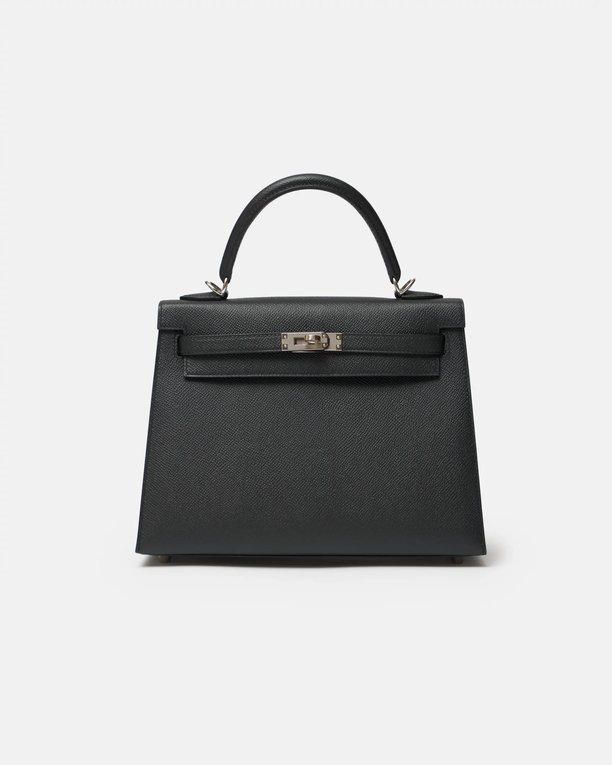 Hermès Kelly 25 Black Epsom PHW