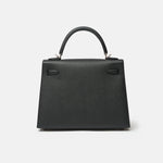 Hermès Kelly 25 Black Epsom PHW