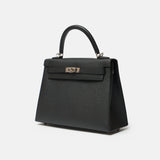 Hermès Kelly 25 Black Epsom PHW