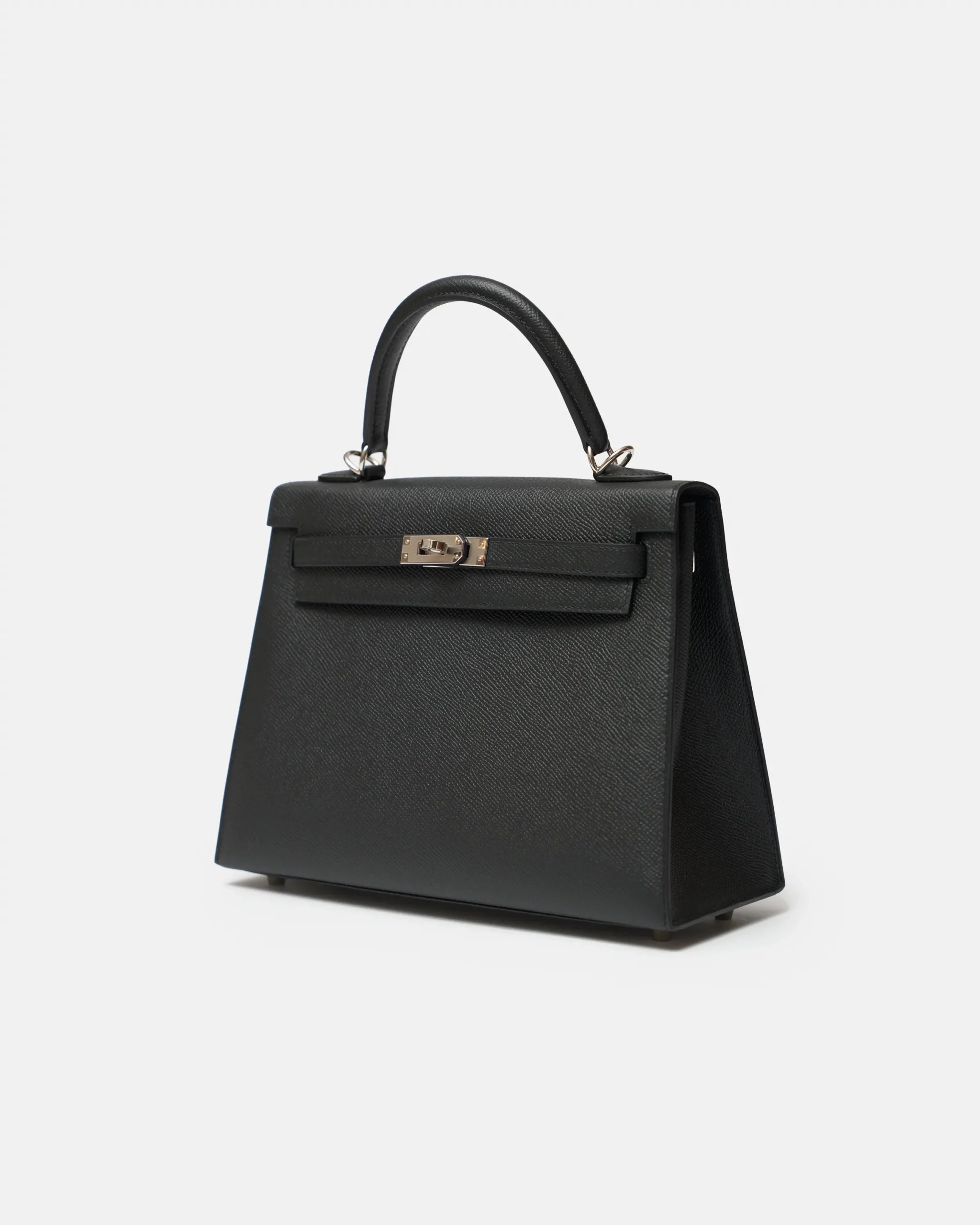 Hermès Kelly 25 Black Epsom PHW
