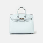 Hermès Birkin Sellier 25 Bleu Brume Epsom PHW