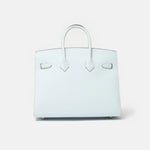 Hermès Birkin Sellier 25 Bleu Brume Epsom PHW