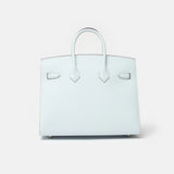Hermès Birkin Sellier 25 Bleu Brume Epsom PHW