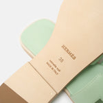 Hermès Oran Vert Jade Epsom Sandals