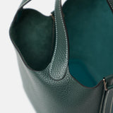 Hermès Mini Picotin 18 Vert Cypress/Vert Bosphore PHW