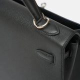 Hermès Kelly 25 Black Epsom PHW