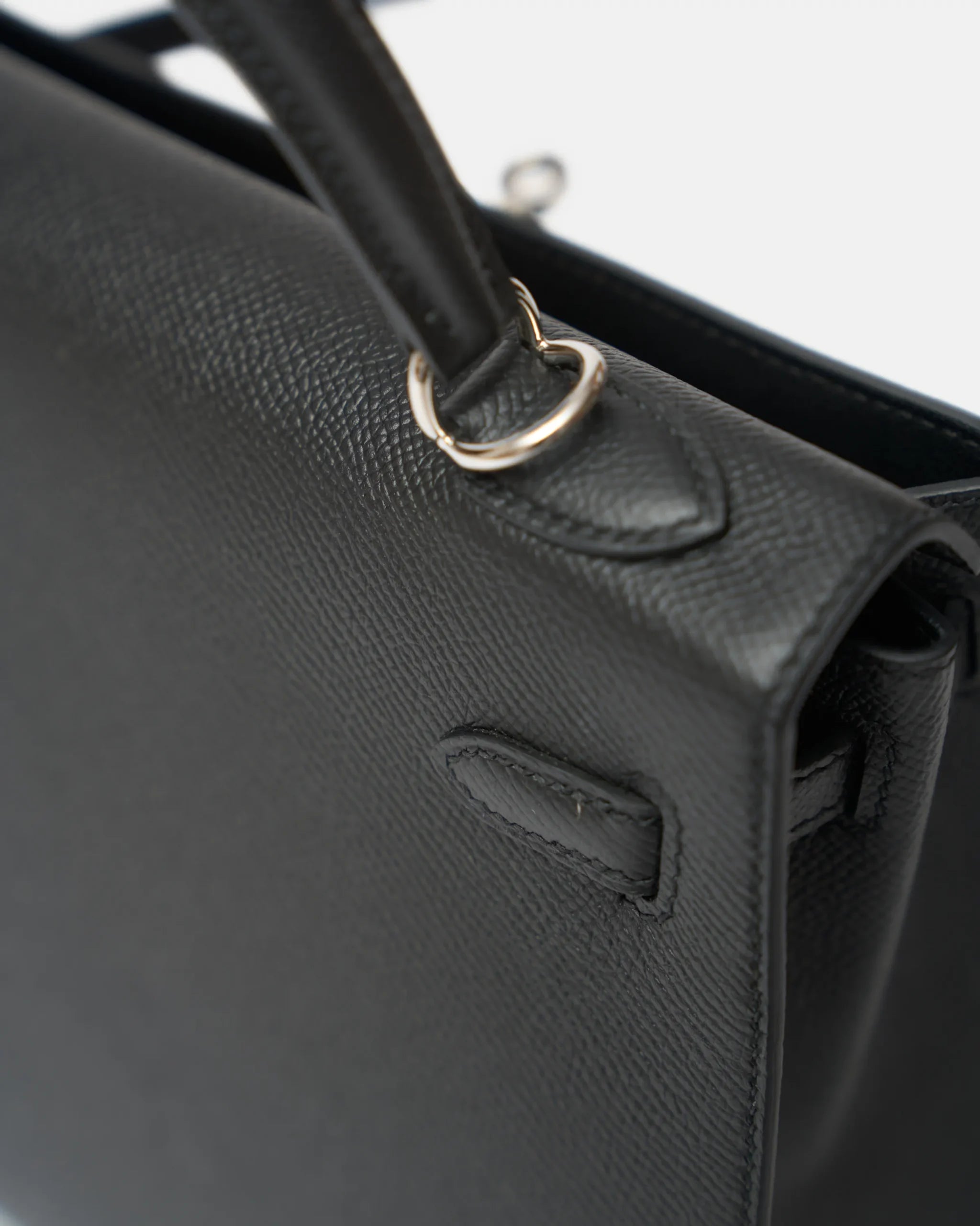 Hermès Kelly 25 Black Epsom PHW