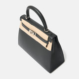Hermès Kelly 25 Black Epsom PHW