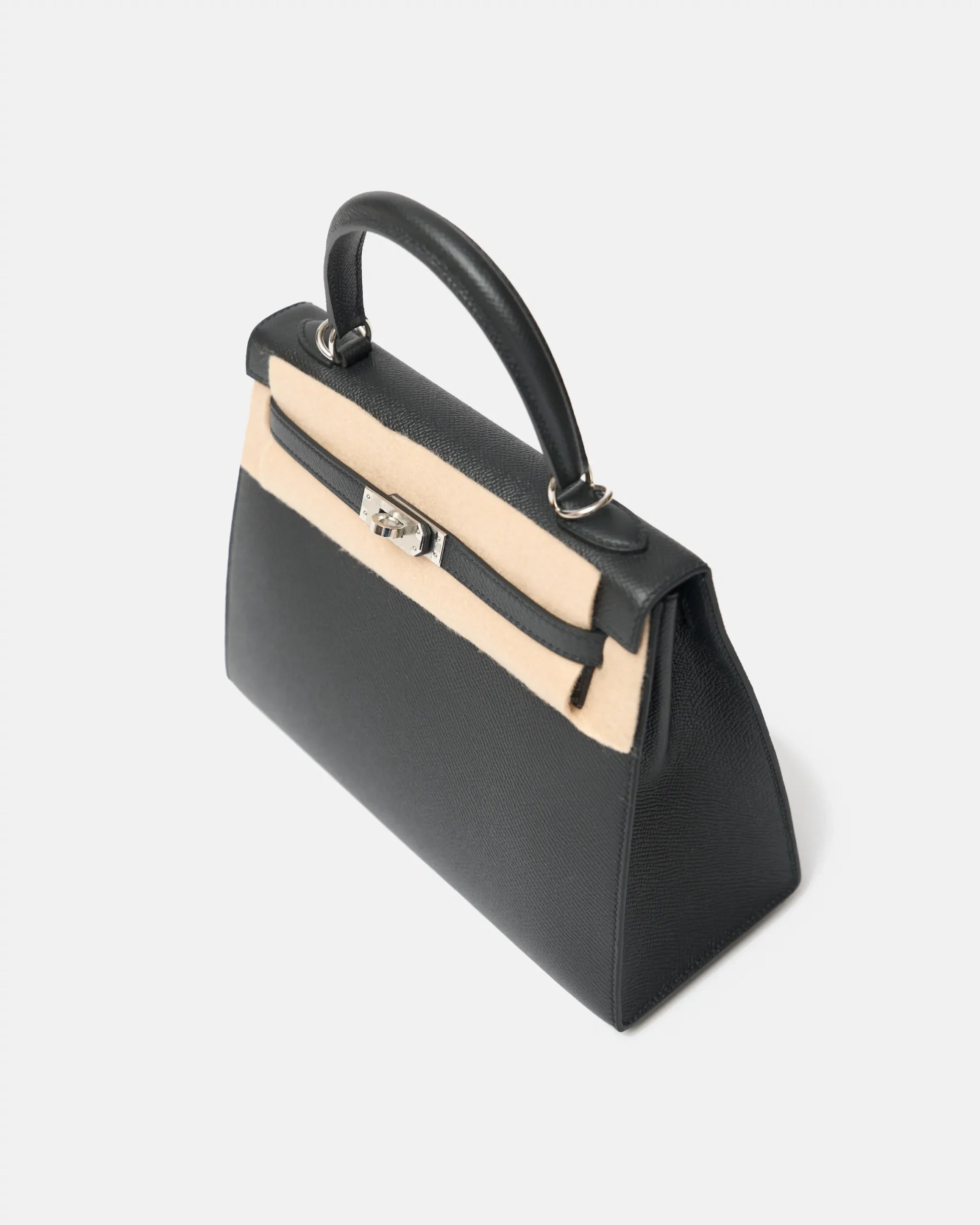 Hermès Kelly 25 Black Epsom PHW