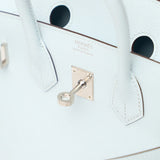 Hermès Birkin Sellier 25 Bleu Brume Epsom PHW