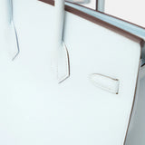 Hermès Birkin Sellier 25 Bleu Brume Epsom PHW