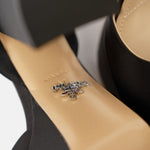 Prada Black High-heeled Satin Platform Sandals