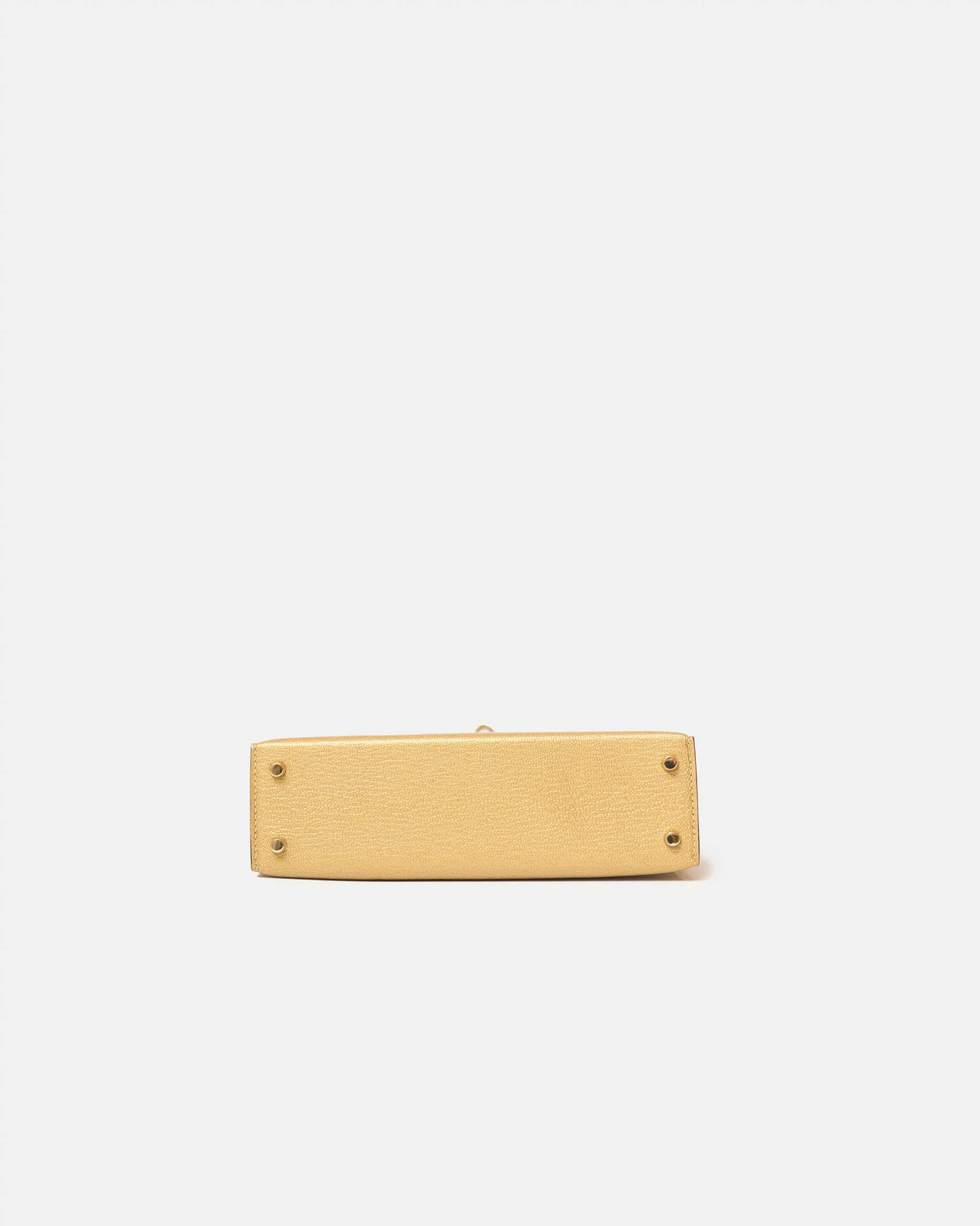 Hermès Mini Kelly 20 Dore Epsom Gold