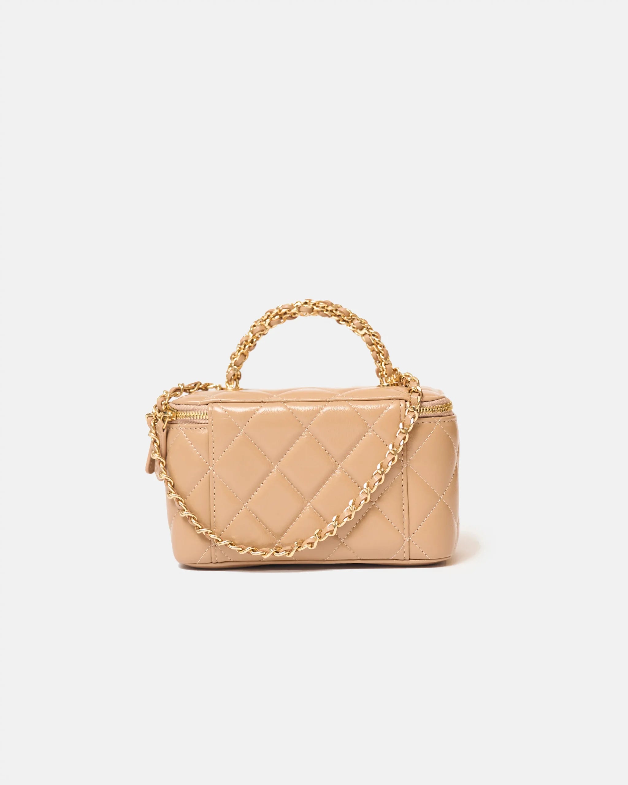 Chanel Caviar Vanity Beige Ghw