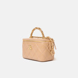 Chanel Caviar Vanity Beige Ghw