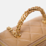 Chanel Caviar Vanity Beige Ghw