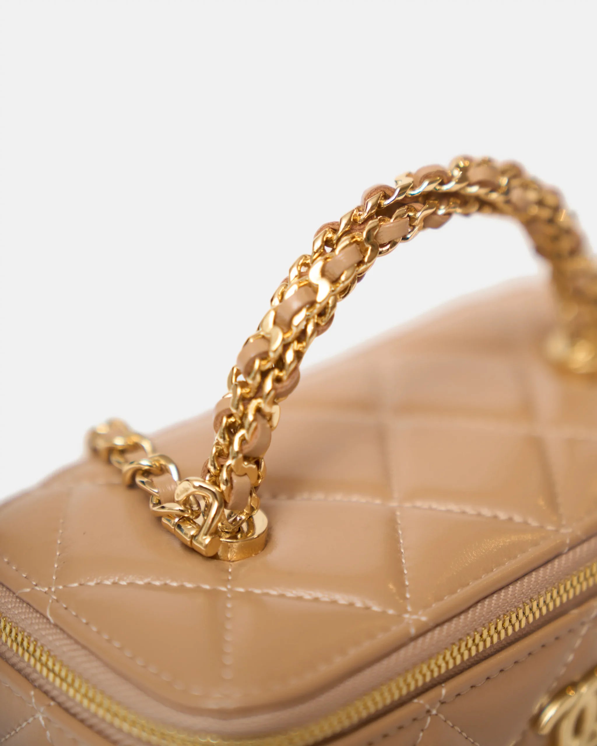 Chanel Caviar Vanity Beige Ghw