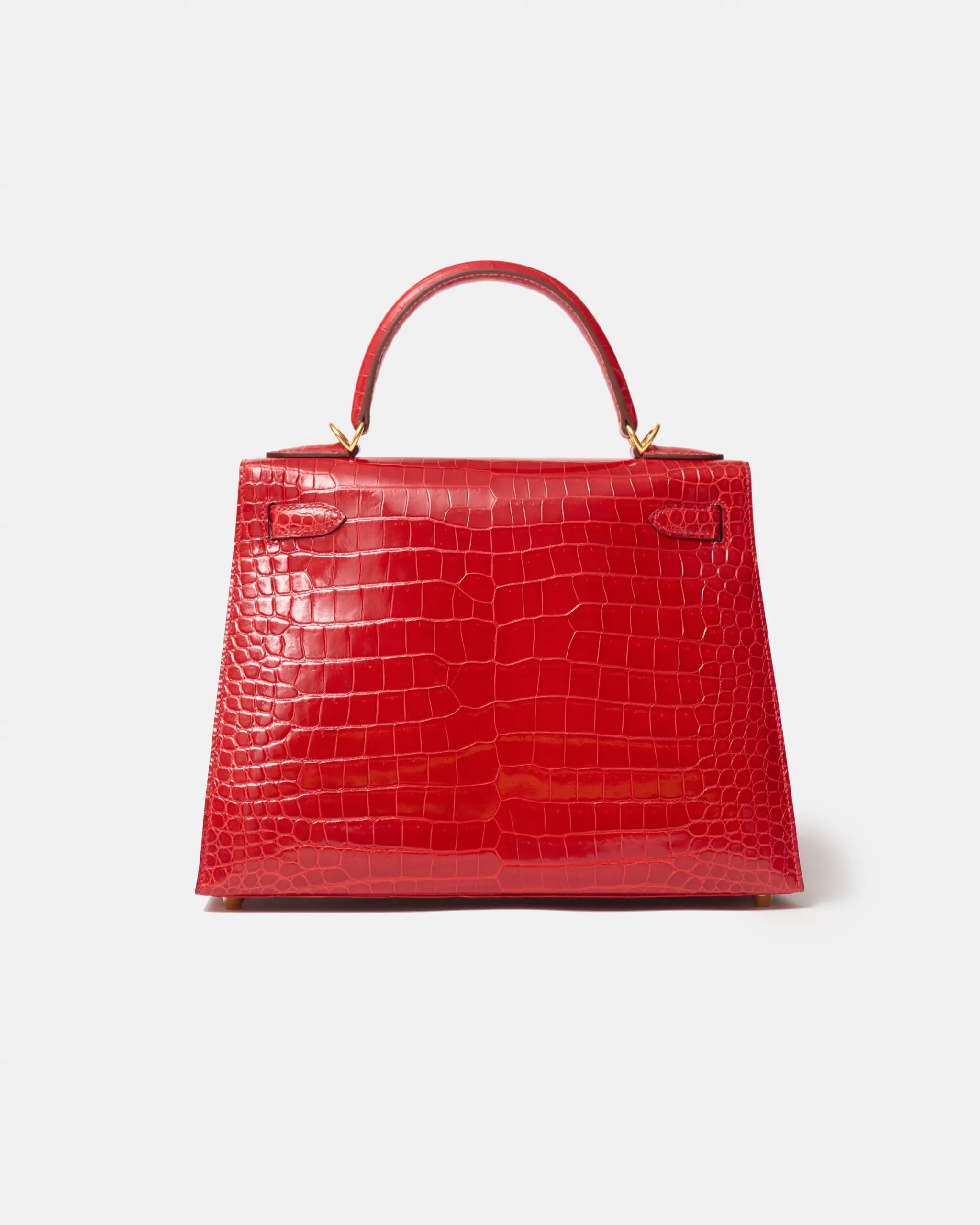 Hermès Kelly 28 Rouge de Coeur Alligator GHW