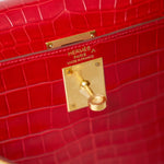 Hermès Kelly 28 Rouge de Coeur Alligator GHW