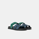 Hermès Chypre Bleu Celeste_Vert Oyat Epsom Sandals