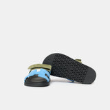 Hermès Chypre Bleu Cameo_ Vert Celadon Suede Sandals