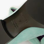 Hermès Royal Vert Embrun Suede Loafers