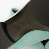 Hermès Royal Vert Embrun Suede Loafers