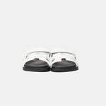Hermès Chypre White Calfskin Sandals