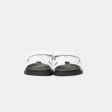 Hermès Chypre White Calfskin Sandals