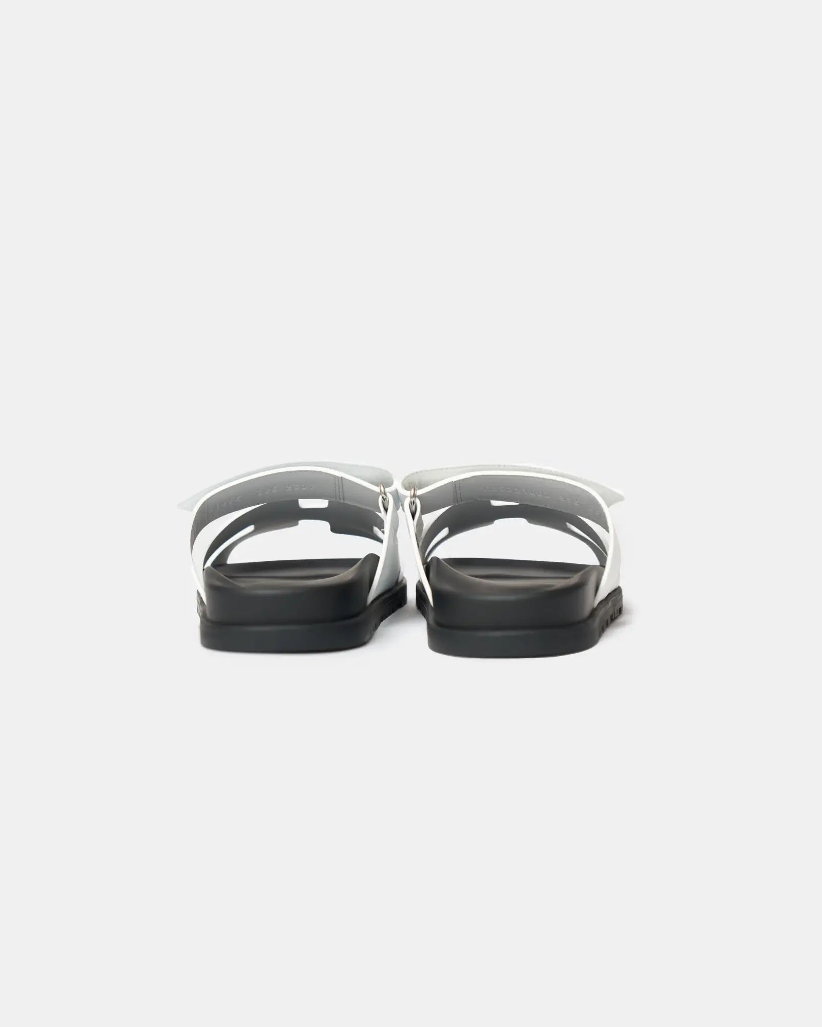 Hermès Chypre White Calfskin Sandals