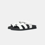 Hermès Chypre White Calfskin Sandals