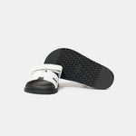 Hermès Chypre White Calfskin Sandals