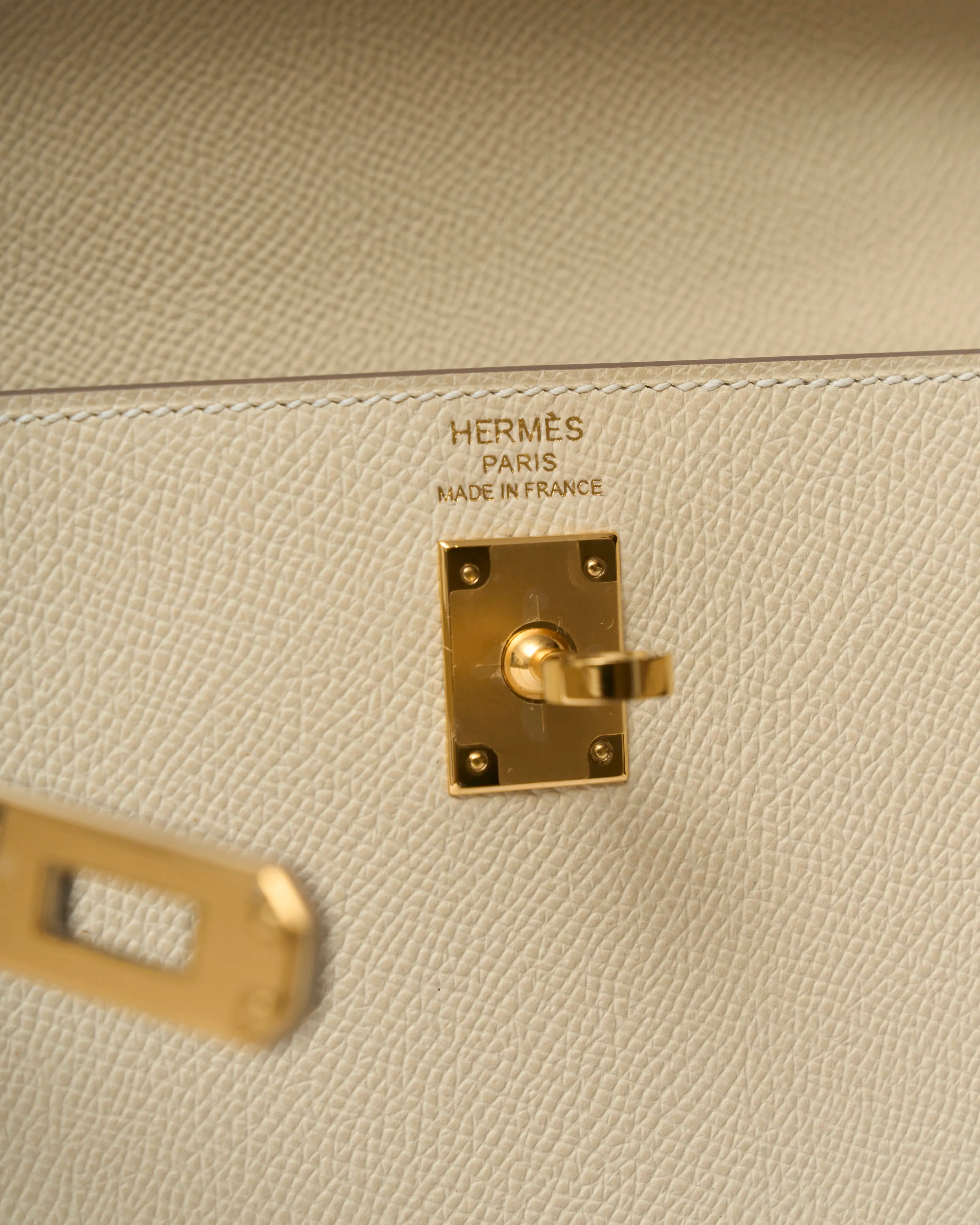Hermès Kelly 28 Nata Epsom GHW