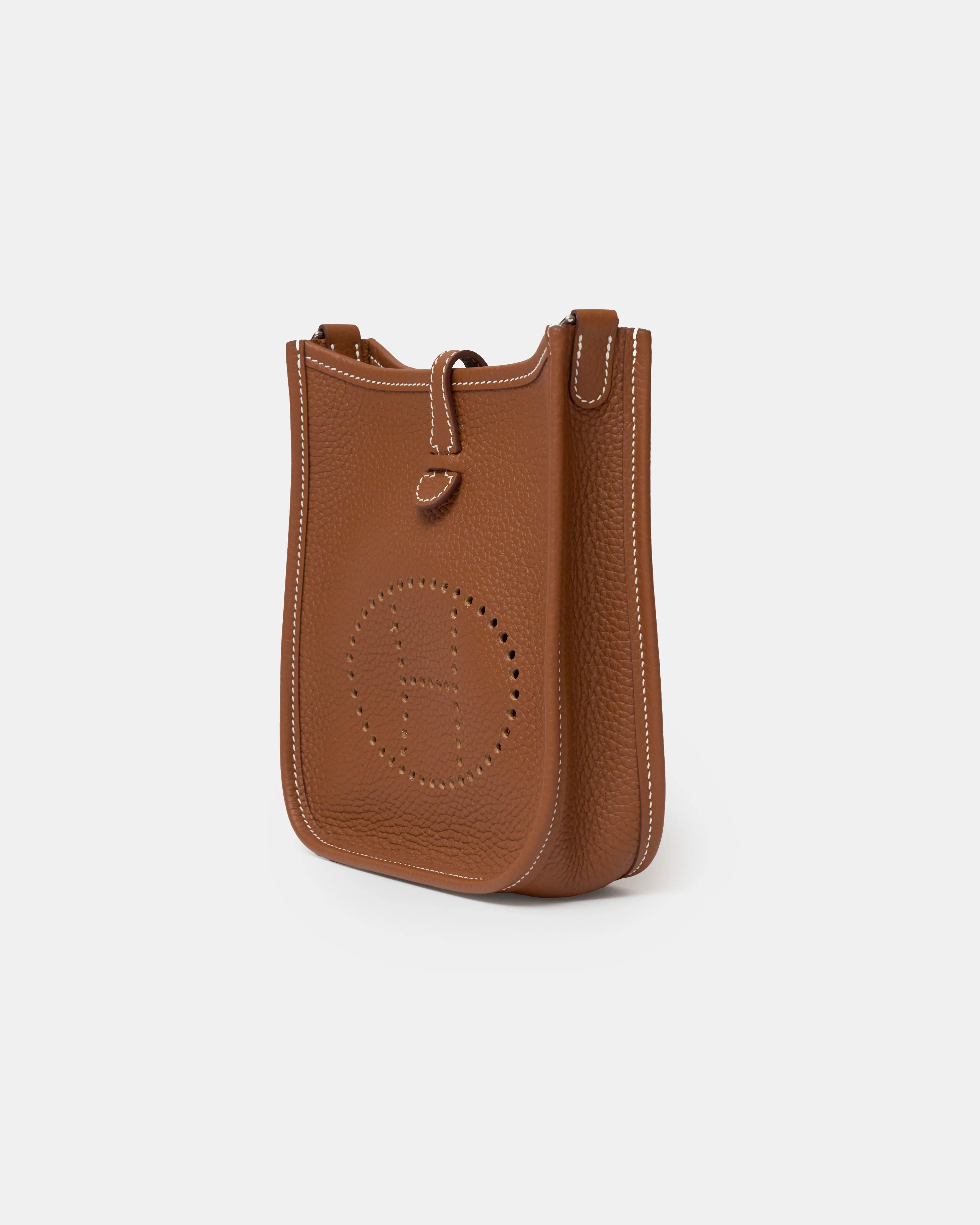 Hermès Mini Evelyne 16 Cuivre Clemence PHW