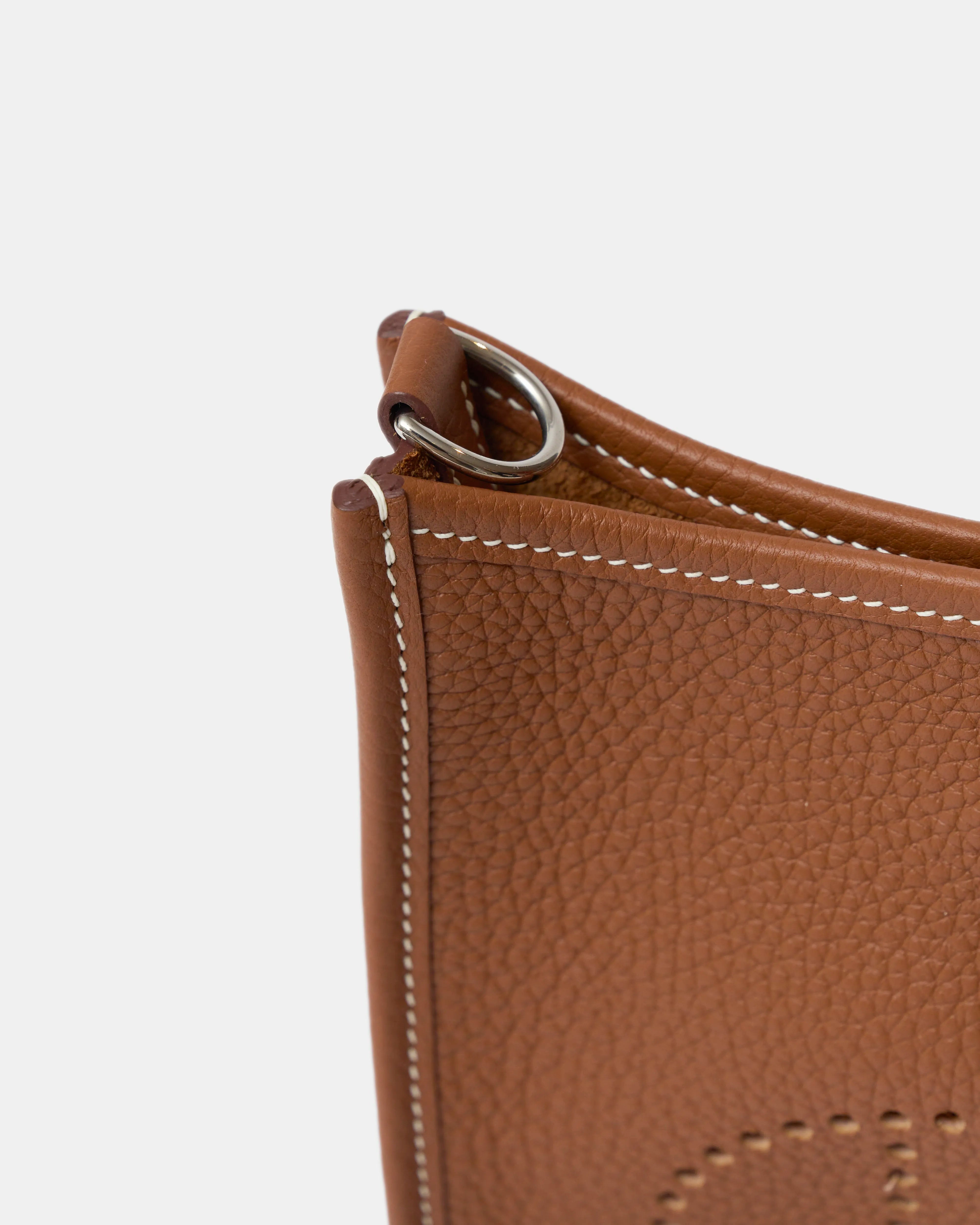 Hermès Mini Evelyne 16 Cuivre Clemence PHW