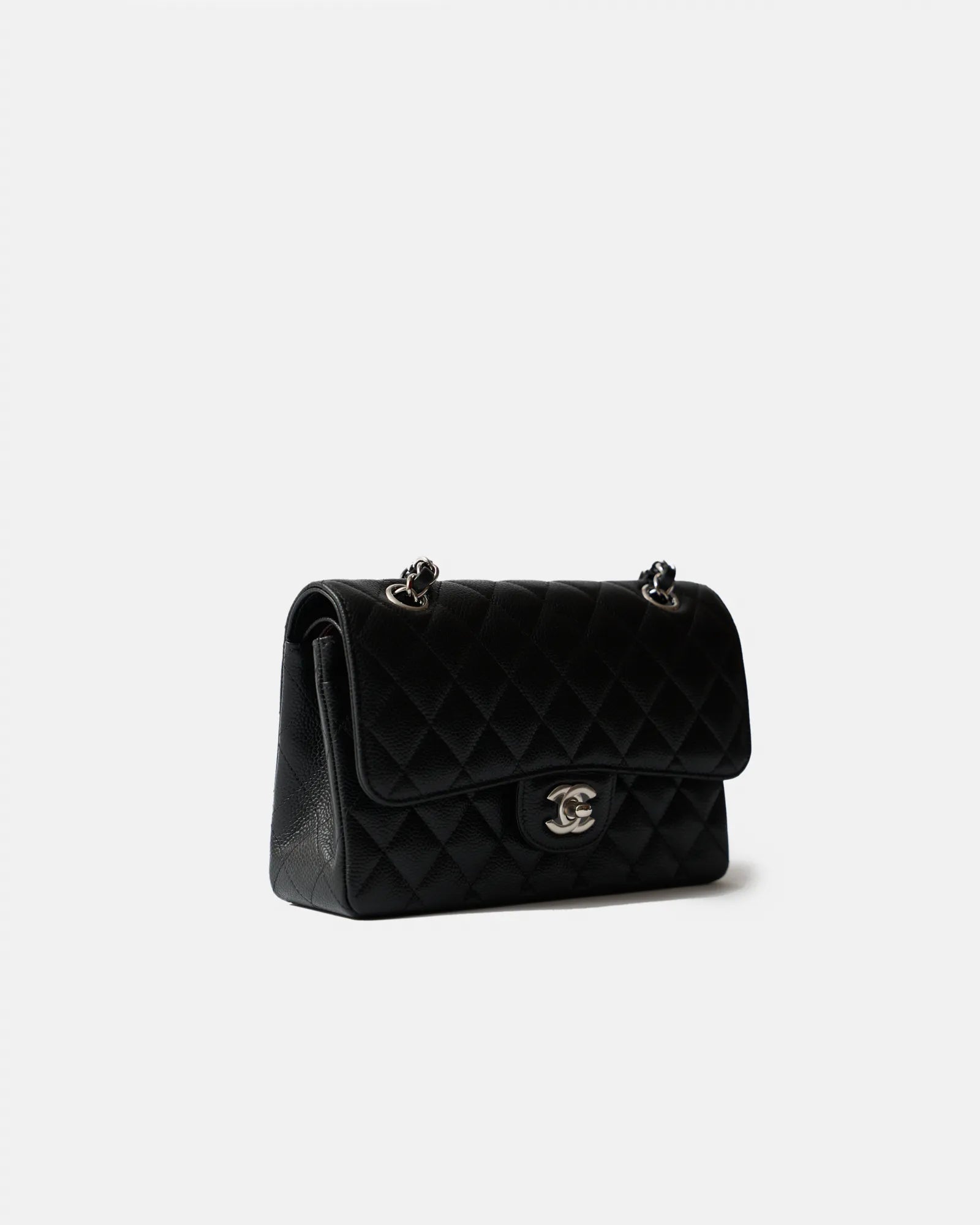 Chanel Classic Double Flap Small Black Caviar PHW