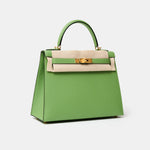 Hermès Kelly 28 Vert Criquet Epsom GHW