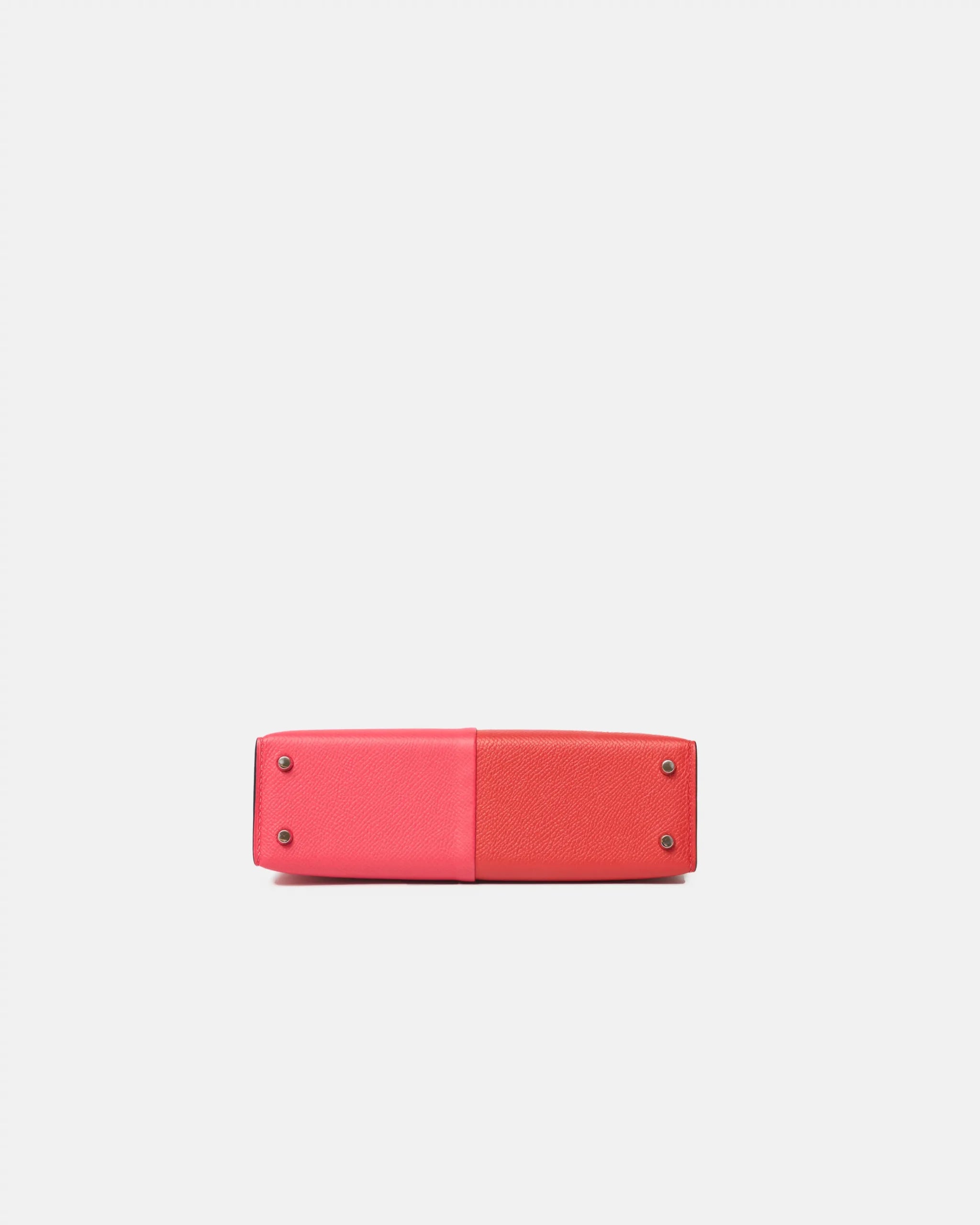Hermès Mini Kelly 20 Tricolor RedPink Blue Interior Epsom PHW