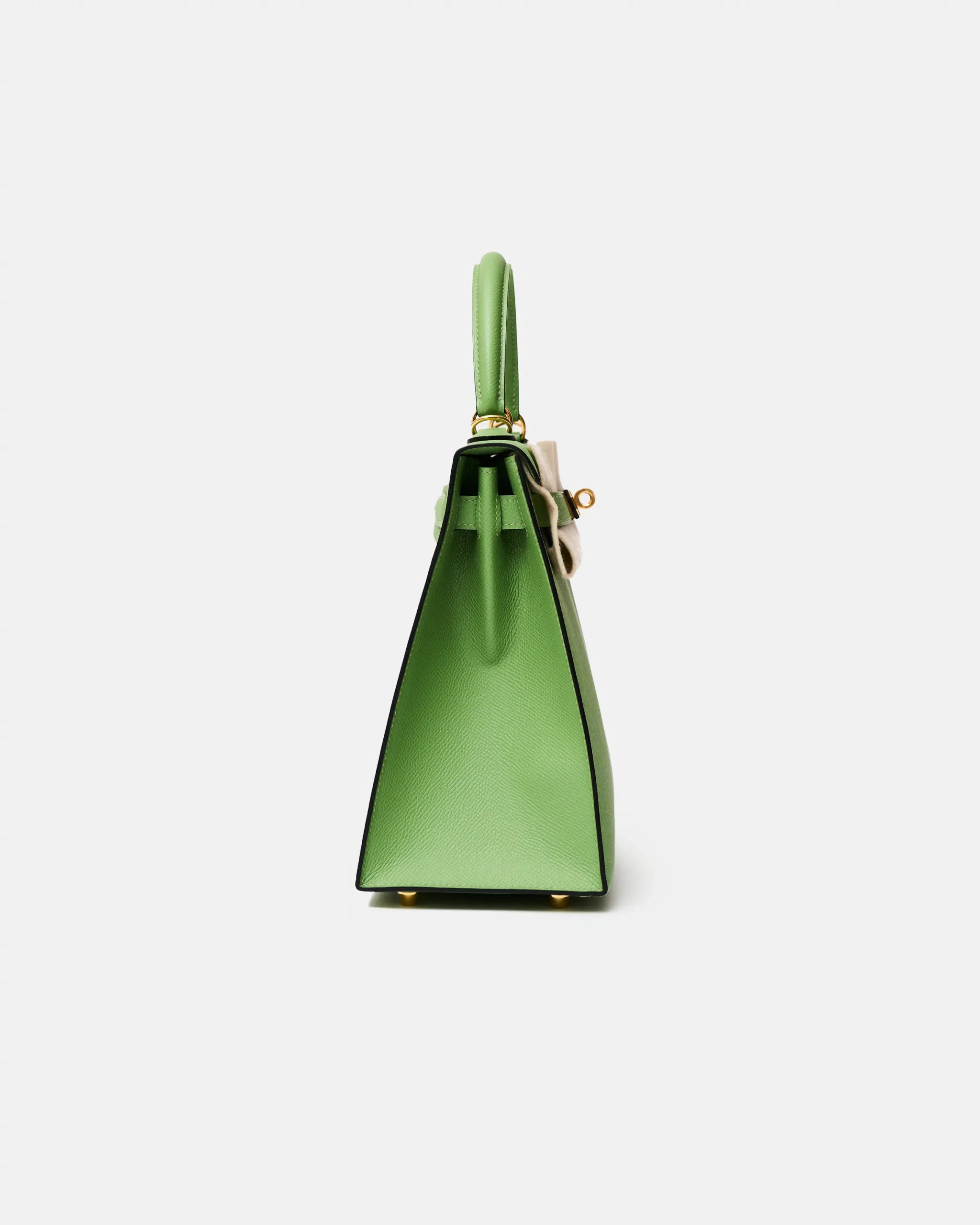 Hermès Kelly 28 Vert Criquet Epsom GHW