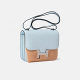 Hermès Constance 18 Blue Brume Chevre Phw