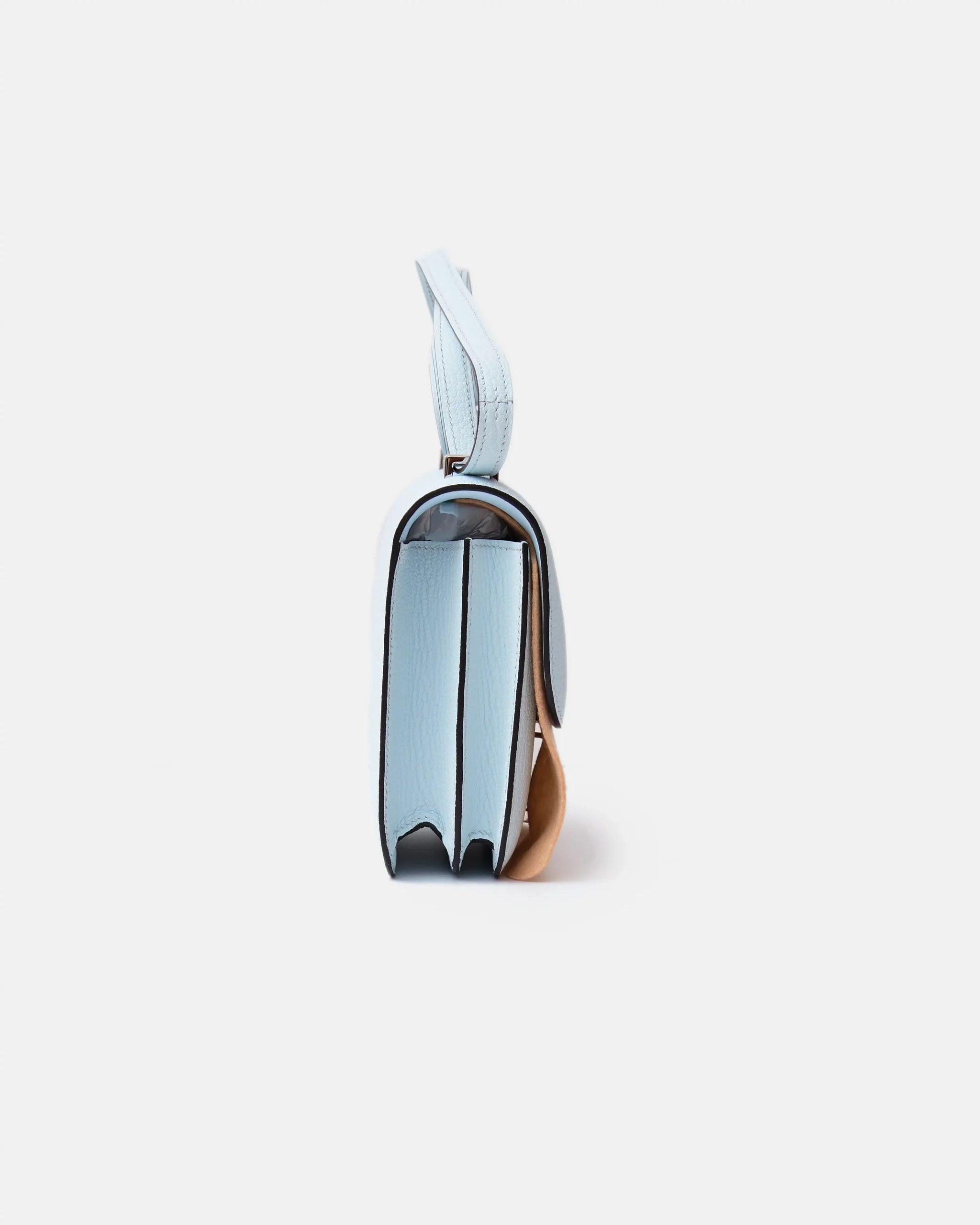 Hermès Constance 18 Blue Brume Chevre Phw