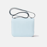 Hermès Constance 18 Blue Brume Chevre Phw