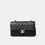 Chanel Classic Double Flap Small Black Caviar Gold-Tone Metal