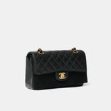 Chanel Classic Double Flap Small Black Caviar Gold-Tone Metal
