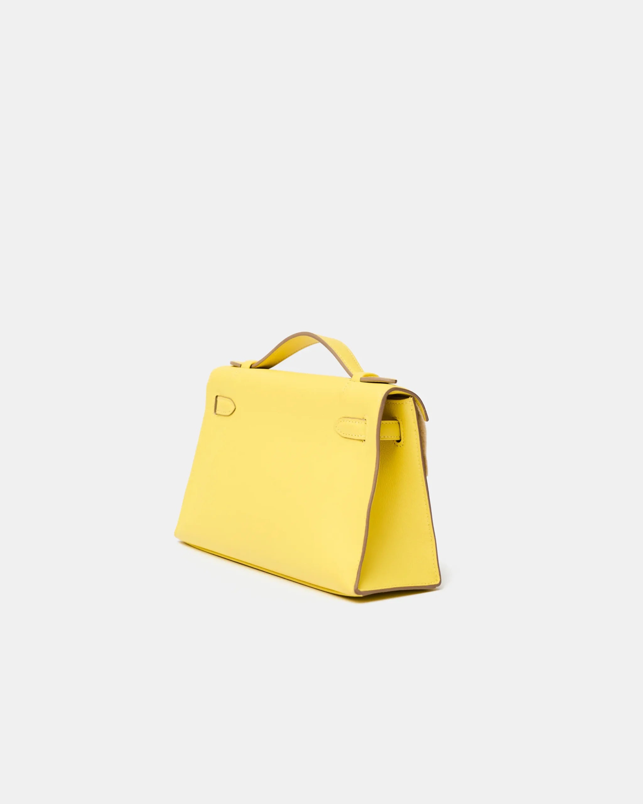 Hermès Kelly Pochette Lime Swift PHW