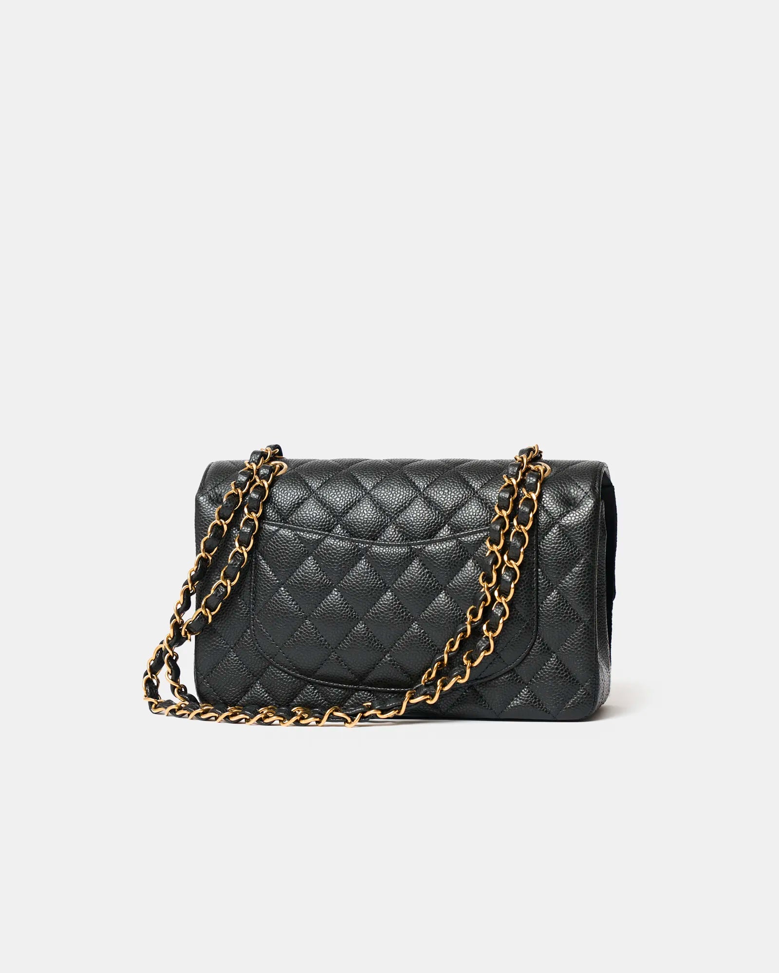 Chanel Classic Double Flap Small Black Caviar Gold-Tone Metal